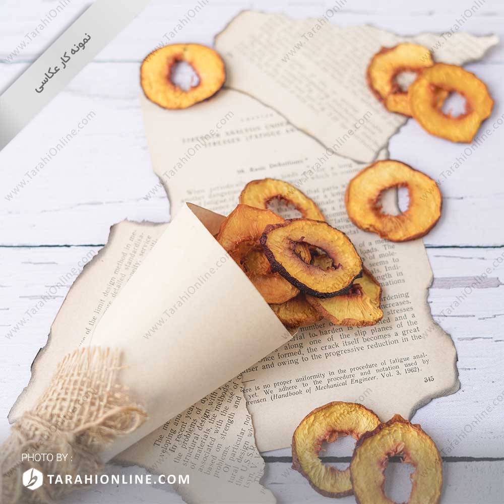 عکاسی از میوه خشک - هلو